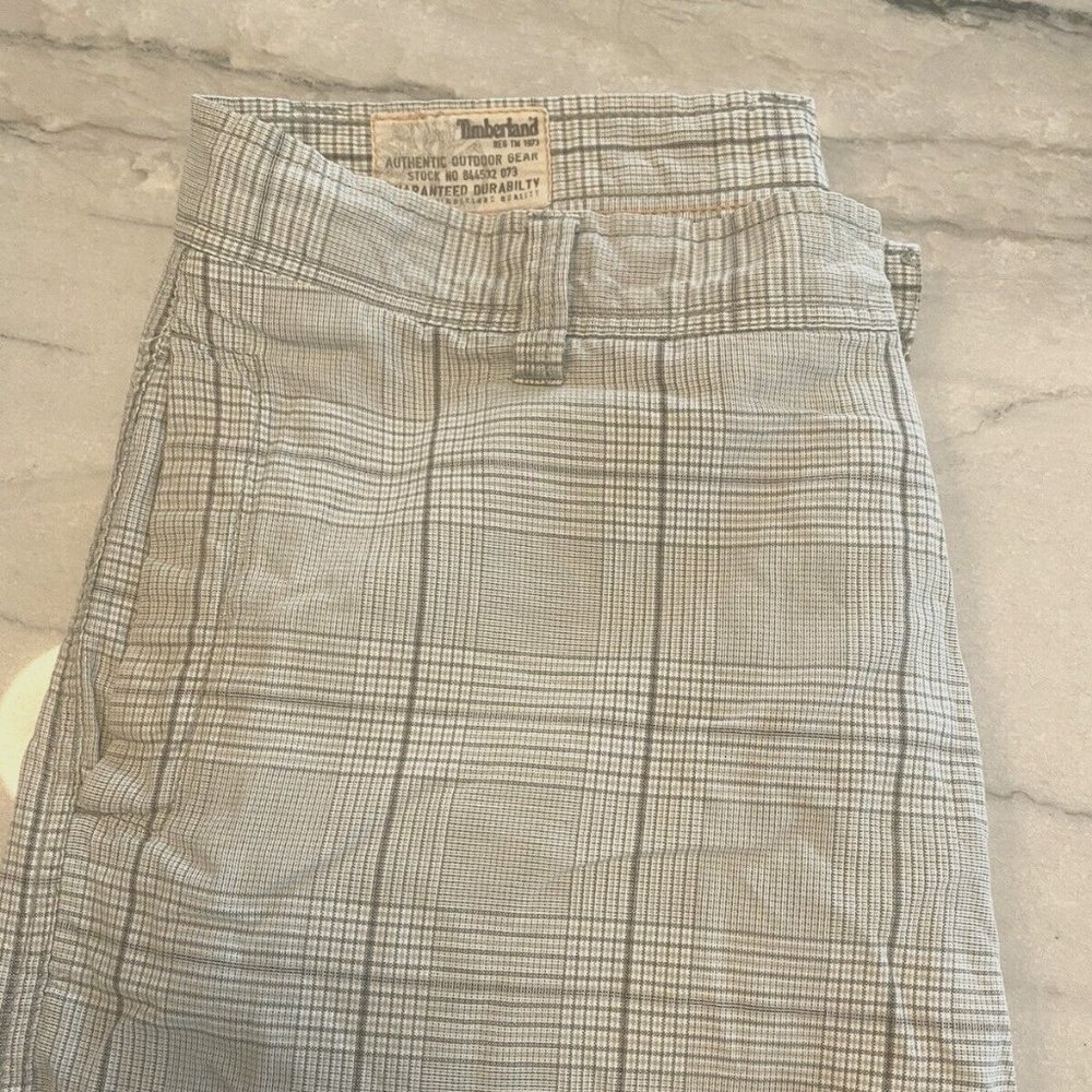 Timberland Mens' plaid shorts, 34, Cotton